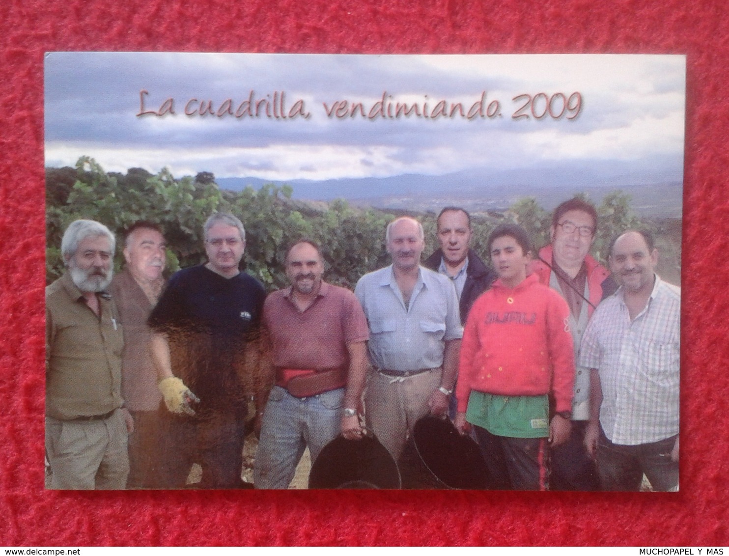 ANTIGUO OLD CALENDARIO CALENDAR DE BOLSILLO MANO 2010 LA CUADRILLA VENDIMIANDO VENDIMIA VENDANGE UVA VID RAISIN GRAPE - Small : 2001-...