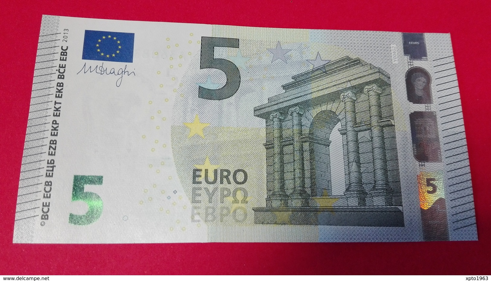 5 EURO Y004G2 GREECE Y004 G2 - DRAGHI - YA3608340614 - NEUF FDS UNC - 5 Euro