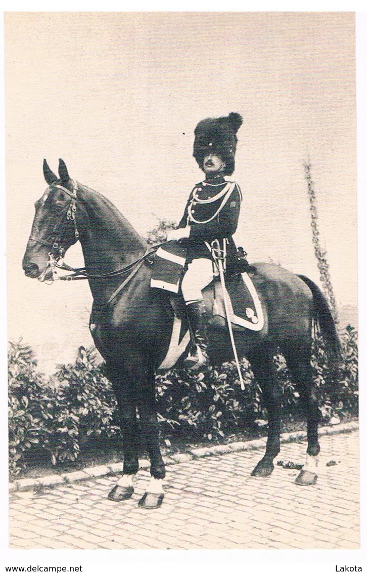 CPA :  Gendarmerie Belge  - Fête Militaire Du Centenaire - Officier - Gendarme à Cheval (1914) Photo Frémault - Personnages