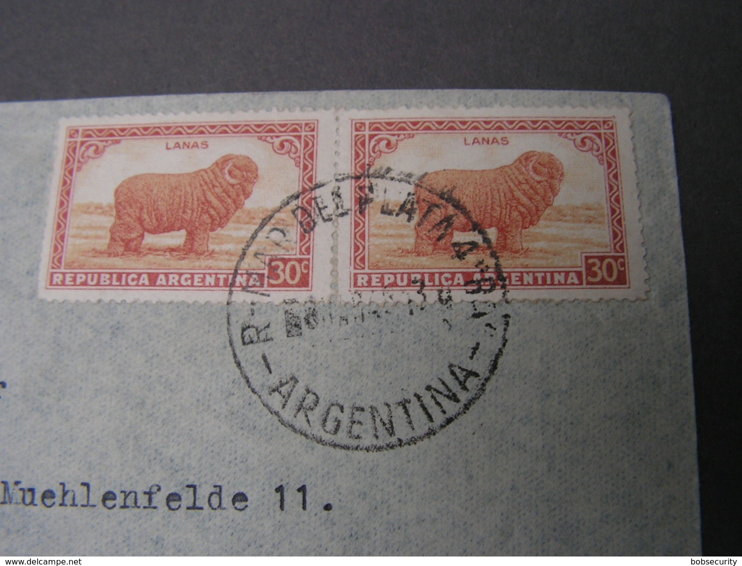 Argentina, Nice Cv. 1930 - Briefe U. Dokumente