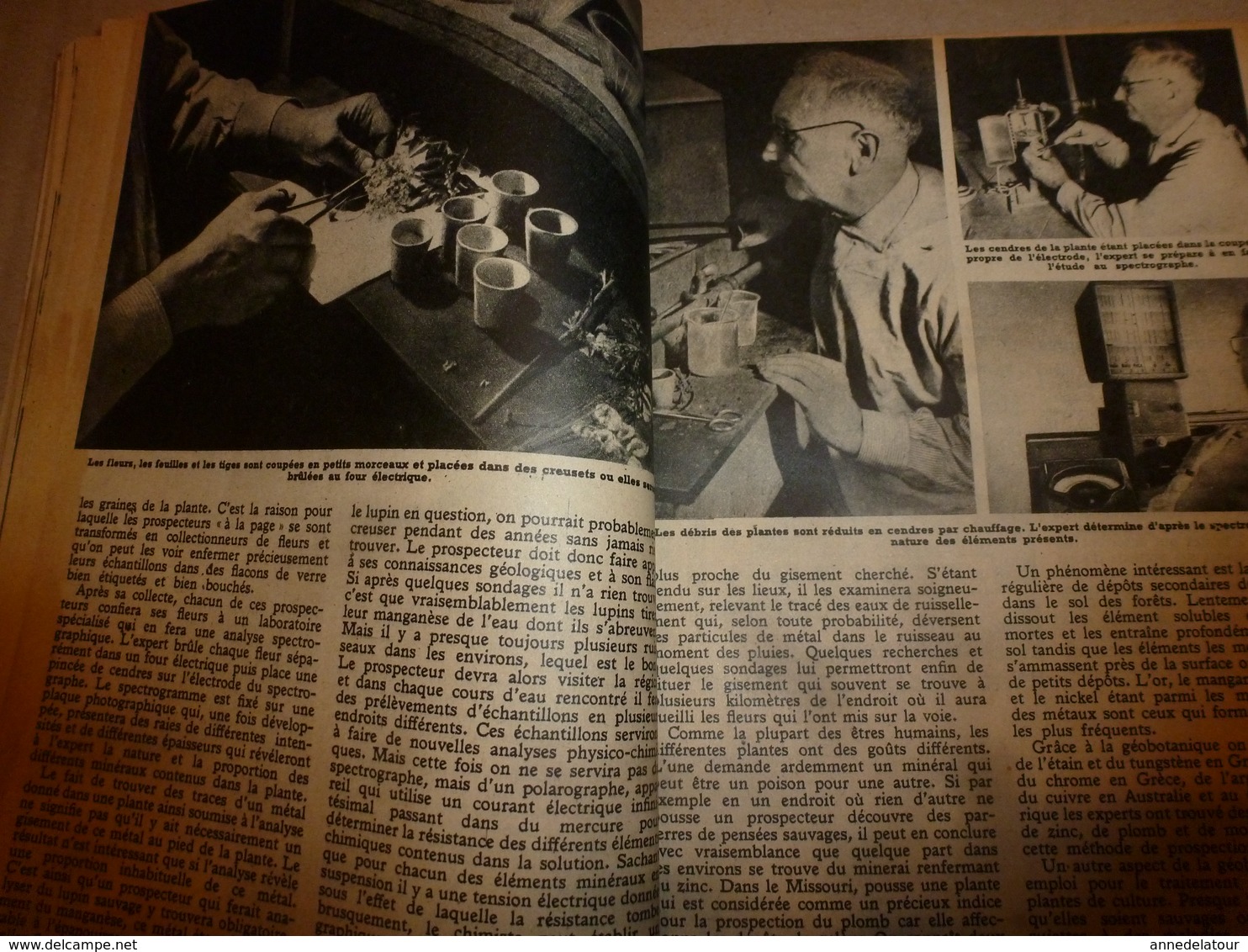 1948 MÉCANIQUE POPULAIRE:Géobotanique Pour Trouver De L'or;Médecin De Poupée;Jardin Sauvage;Faire Un Cruiser-moteur;etc - Autres & Non Classés