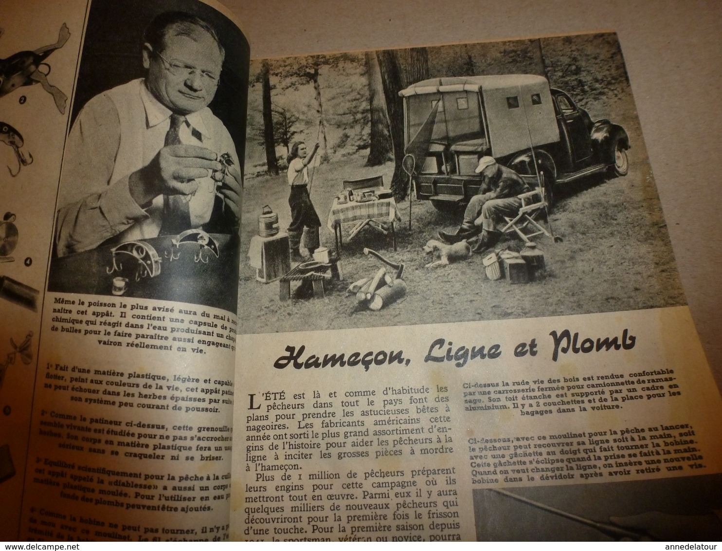 1948 MÉCANIQUE POPULAIRE:Géobotanique pour trouver de l'or;Médecin de poupée;Jardin sauvage;Faire un Cruiser-moteur;etc