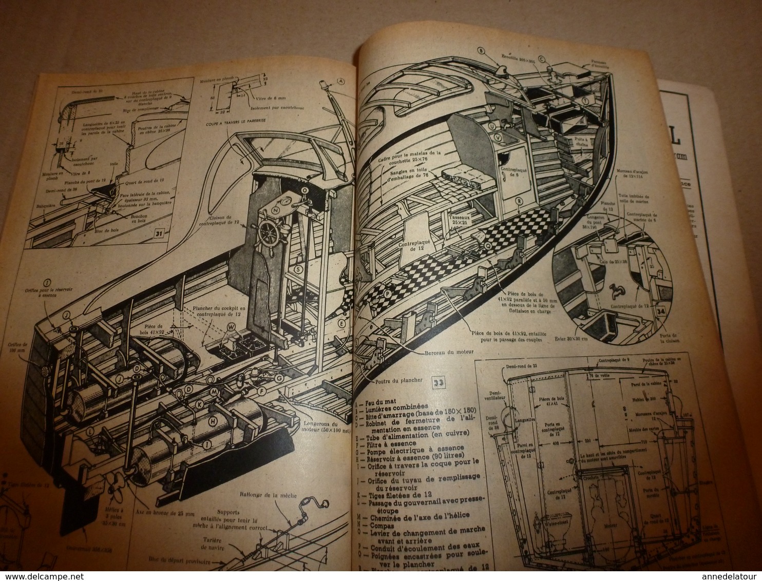 1948 MÉCANIQUE POPULAIRE:Géobotanique pour trouver de l'or;Médecin de poupée;Jardin sauvage;Faire un Cruiser-moteur;etc