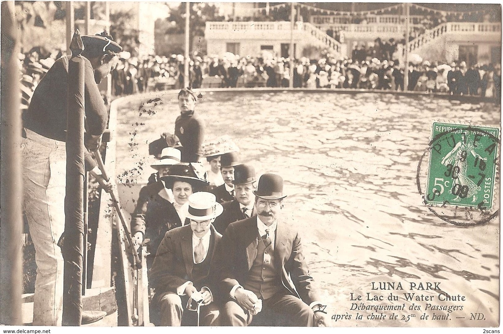 Dépt 75 - PARIS (17è Arr.) - LUNA PARK - Le Lac Du Water Chute - Débarquement Des Passagers Après La Chute - ND Phot. 37 - Distretto: 17