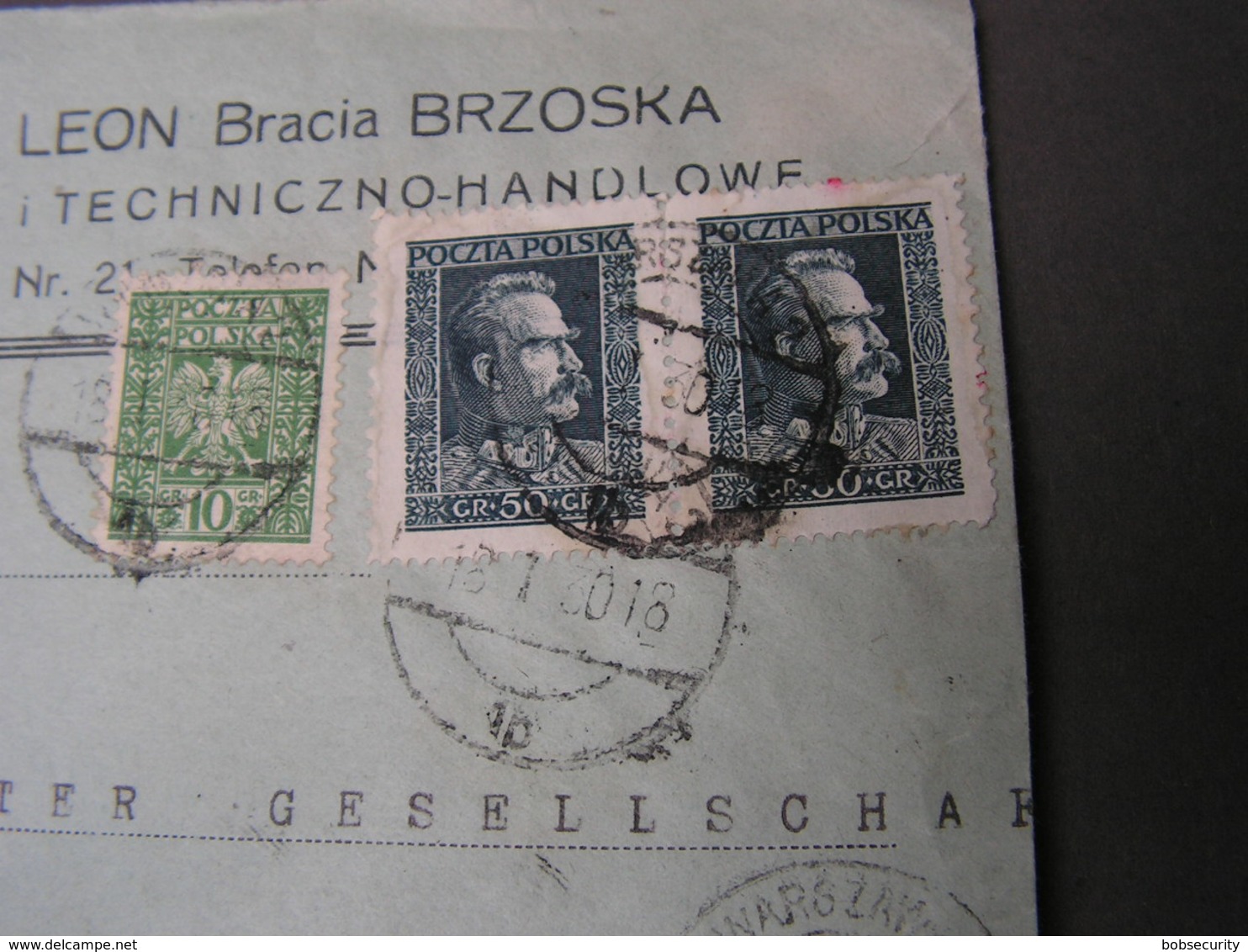 Polen , Old Cv, 1930 - Briefe U. Dokumente