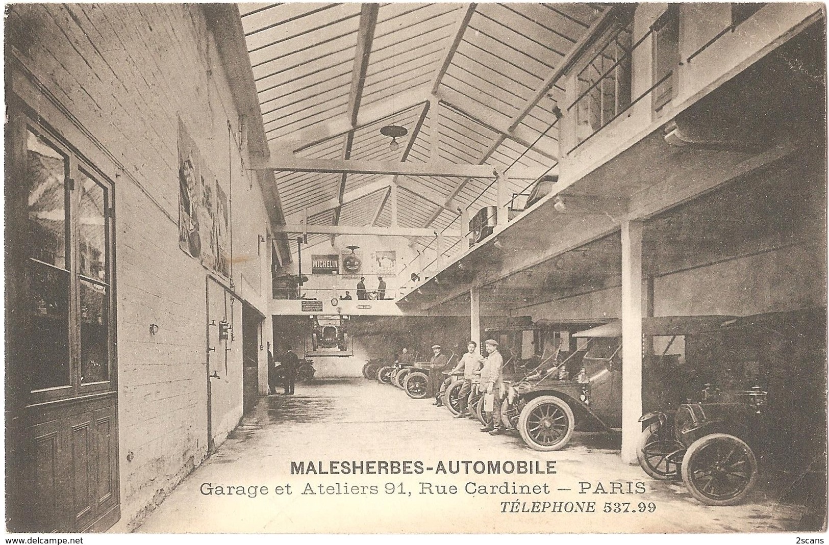 Dépt 75 - PARIS (17è Arr.) - MALESHERBES-AUTOMOBILE - Garage Et Ateliers 91, Rue Cardinet - Arrondissement: 17