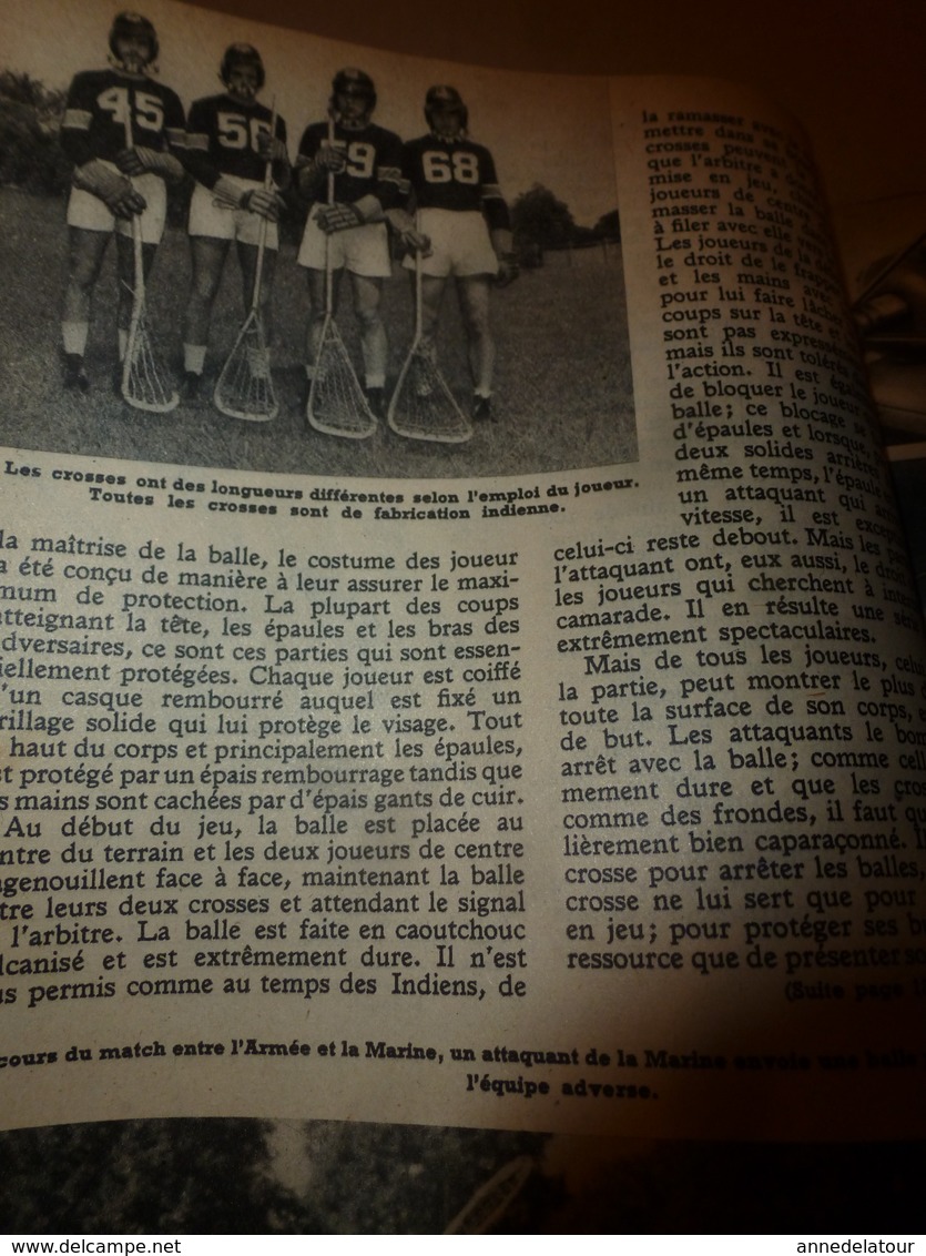 1948 MÉCANIQUE POPULAIRE: Chercheur d'or;Faire son Cruiser-Moteur;Le jeu de la Crosse indienne;etc