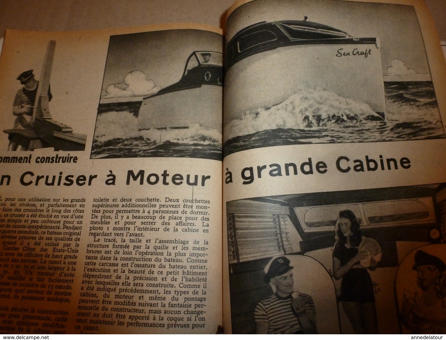 1948 MÉCANIQUE POPULAIRE: Chercheur d'or;Faire son Cruiser-Moteur;Le jeu de la Crosse indienne;etc