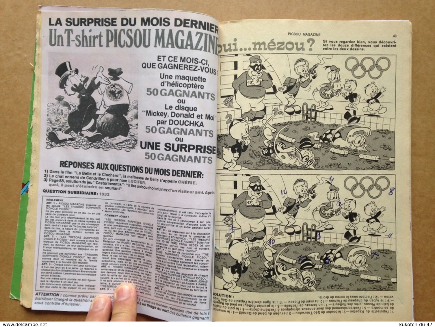 Disney - Picsou Magazine ° Année 1984 - N°150 (avec Grand Défaut D'usure) - Picsou Magazine