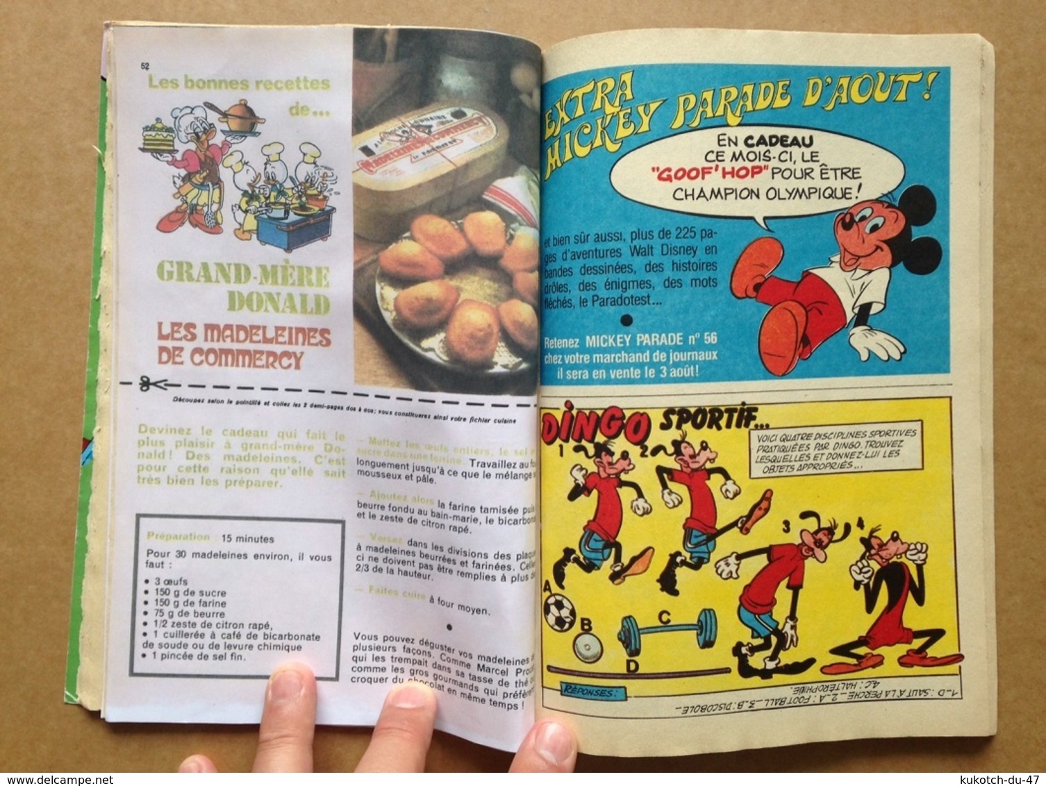 Disney - Picsou Magazine ° Année 1984 - N°150 (avec grand défaut d'usure)