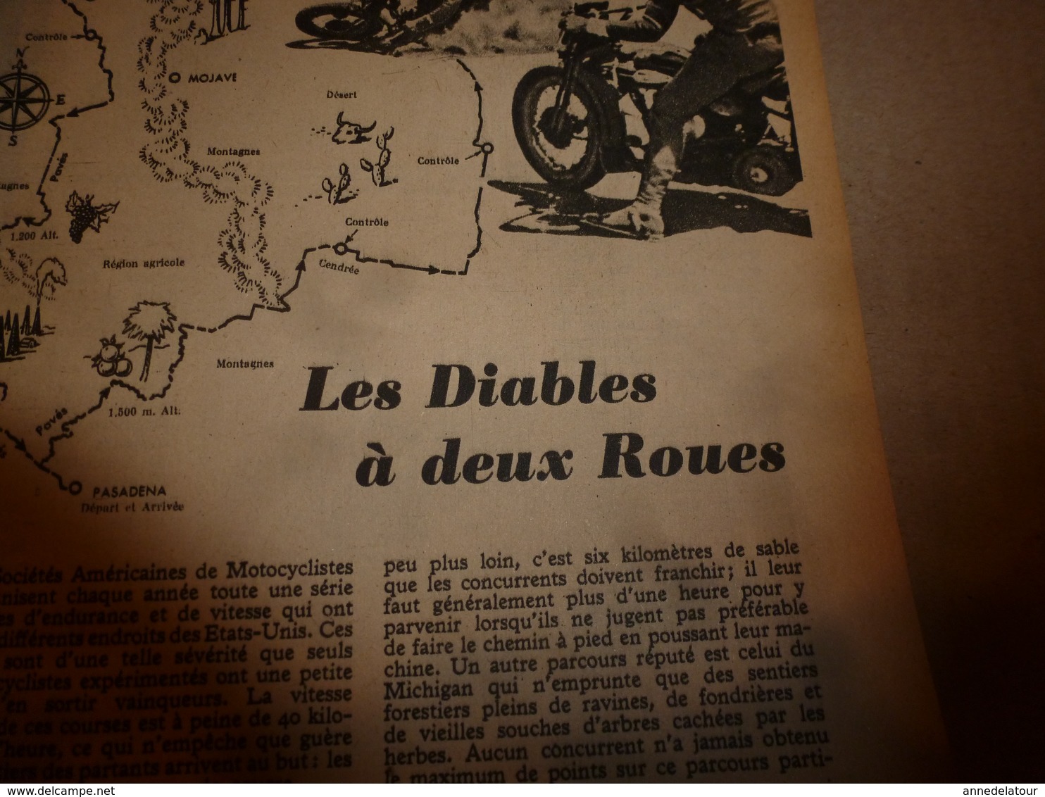 1948 Berdeen; De l'argent dans le miel; Les maisons de boue ; Les DIABLES à deux roues; etc