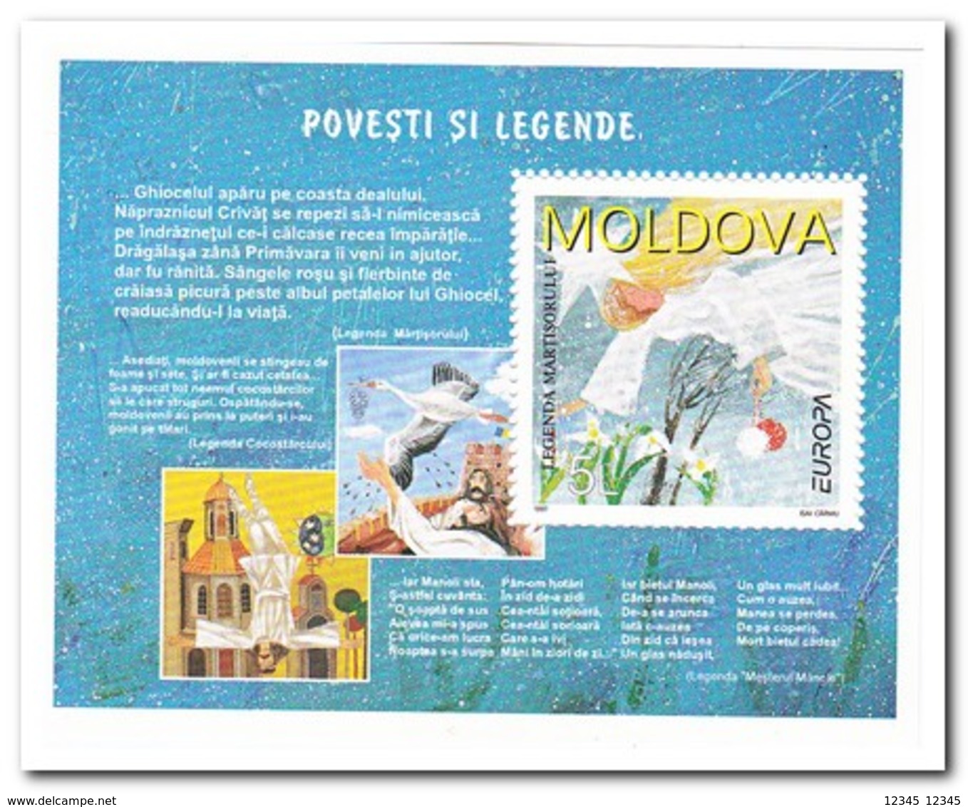Moldavië 1997, Postfris MNH, Myths And Legends - Moldavië