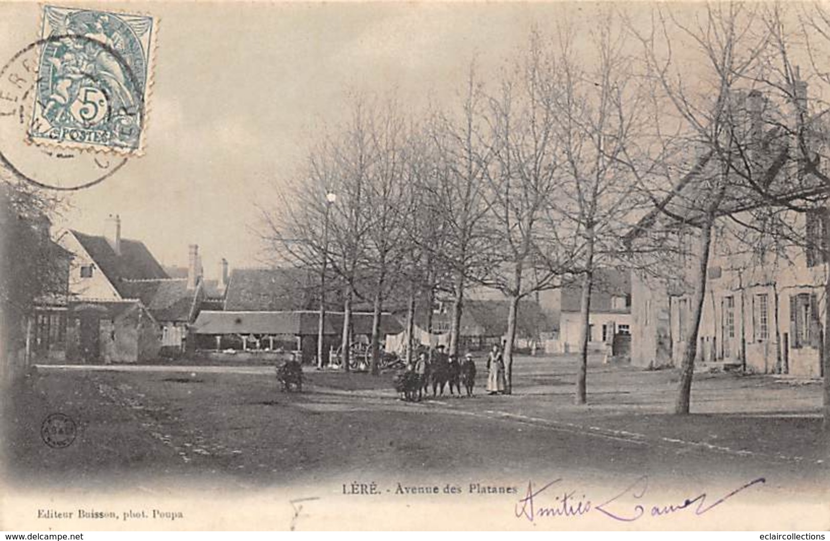 Léré         18        Avenue Des Platanes       (voir Scan) - Lere