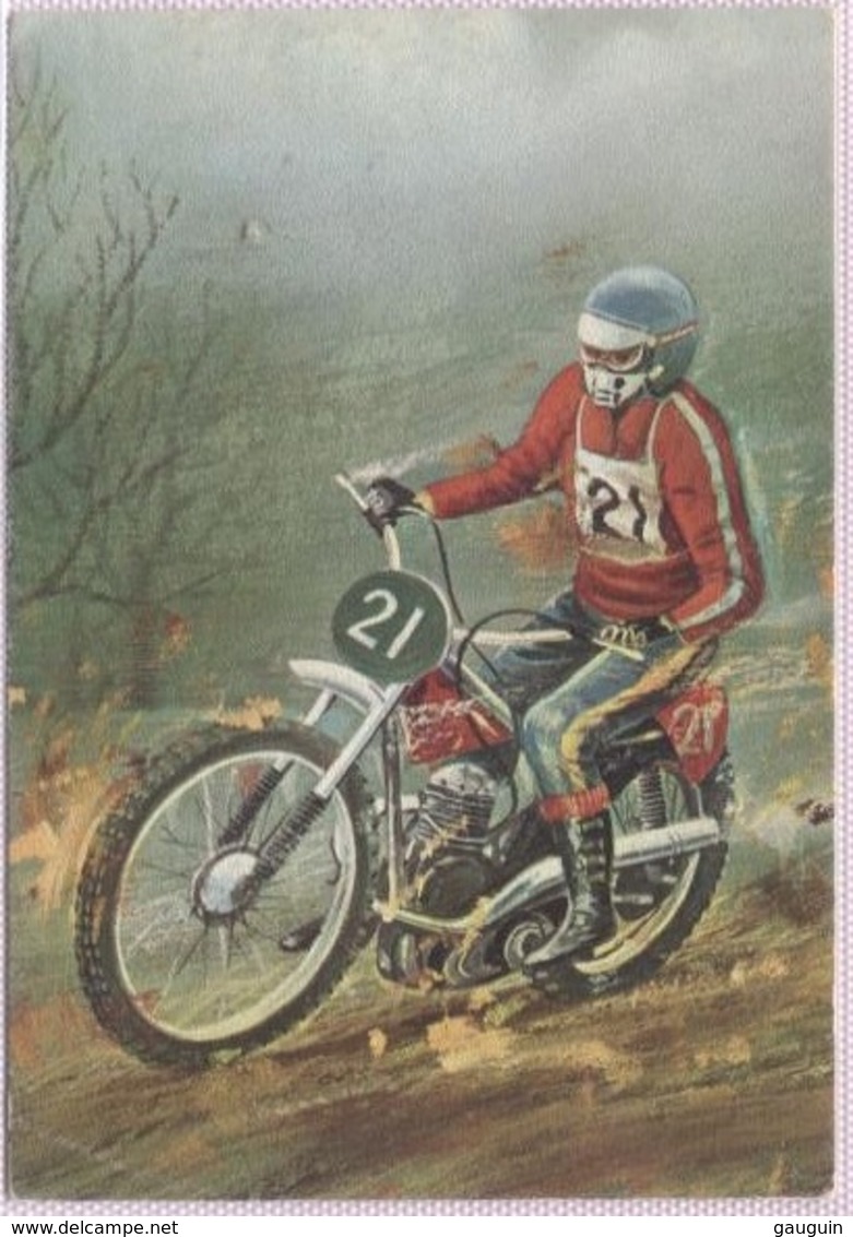 CPM - MOTO CROSS - Illustration - Edition M.D.Paris - Motorcycle Sport