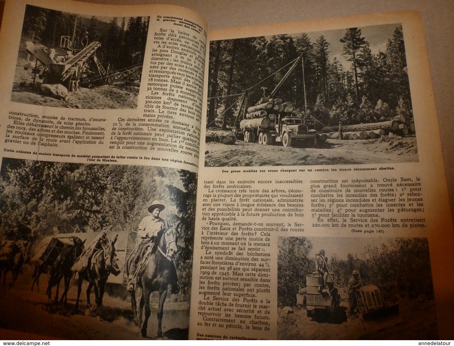 1948 MÉCANIQUE POPULAIRE: Prestidigitation ; Photos sur tissus et sur verre; Pêche aux requins; etc