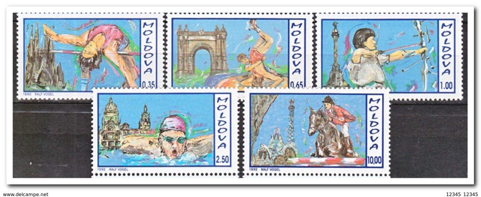 Moldavië 1992, Postfris MNH, Olympic Games - Moldavië