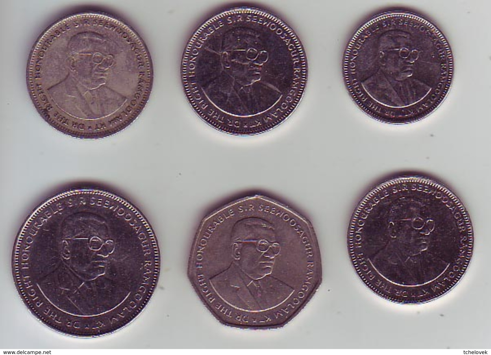 (Monnaies). Ile Maurice Mauritius 10 Rupees 1997 & 10 R 2000 (2) & Lot N°1 - Mauritius