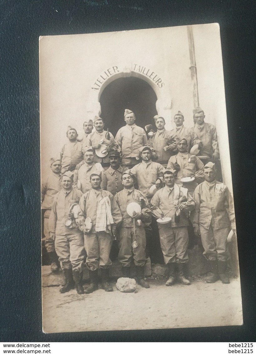 Rodez: Carte Photo, Militaire, Atelier Des Tailleurs - Rodez