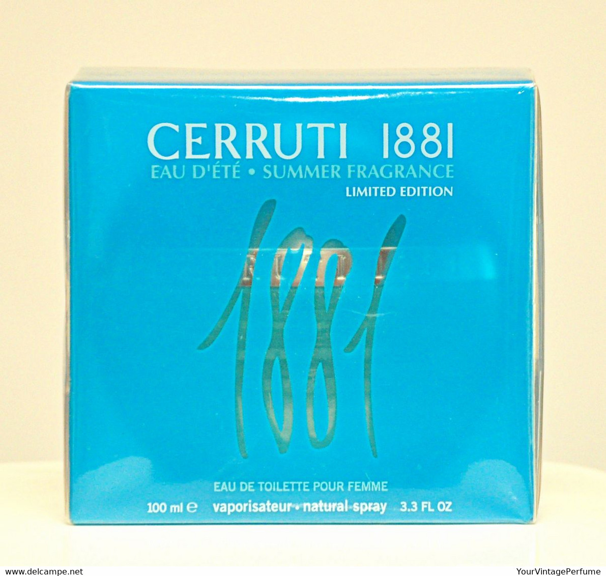 Cerruti 1881 Eau D'Eté Summer Fragrance Limited Edition Eau De Toilette Edt 100ml Spray Perfume Woman Rare Vintage 2003 - Donna