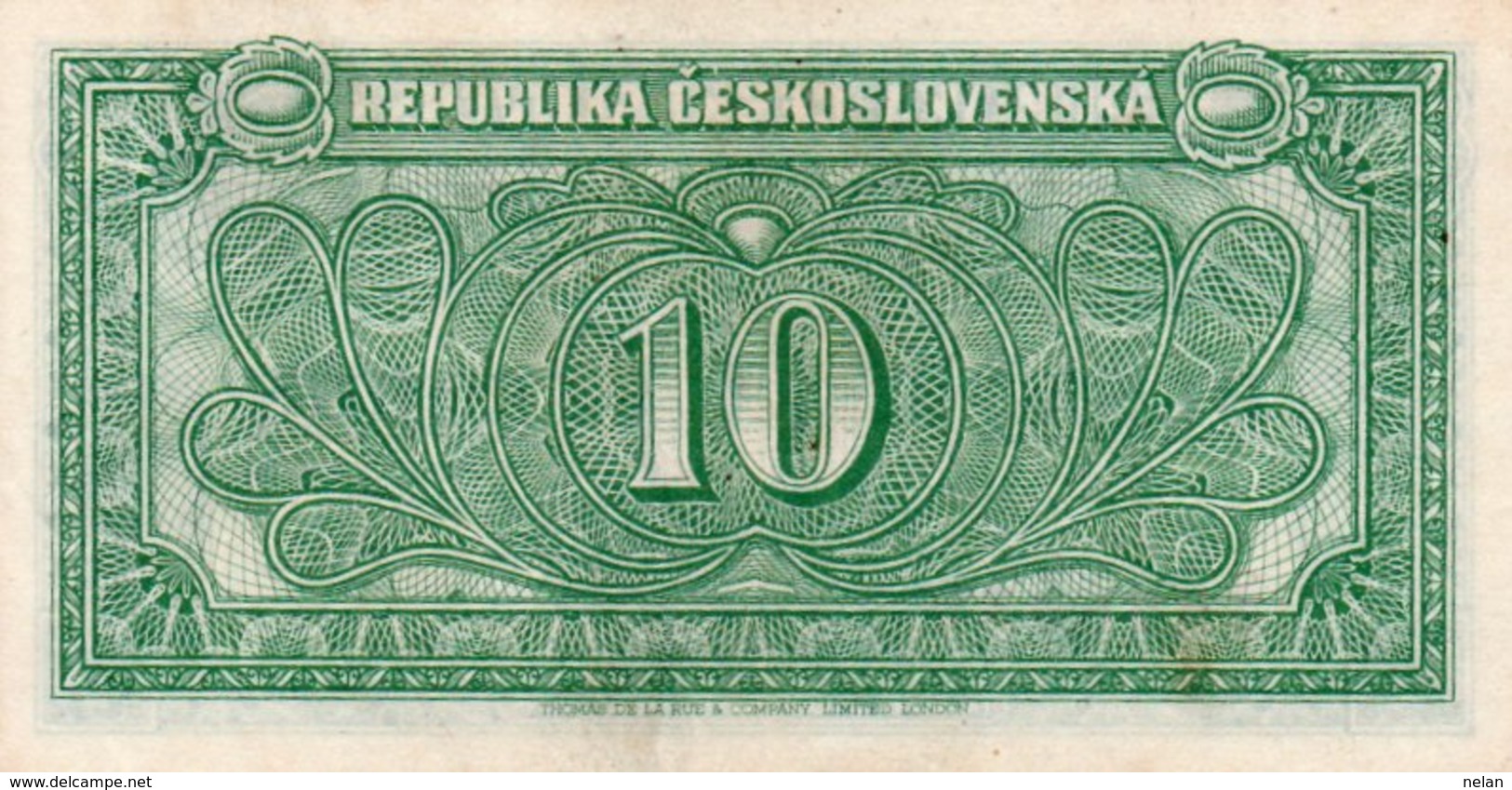 CECOSLOVACCHIA-10 KORUN  1945  P-60  UNC - Tschechoslowakei