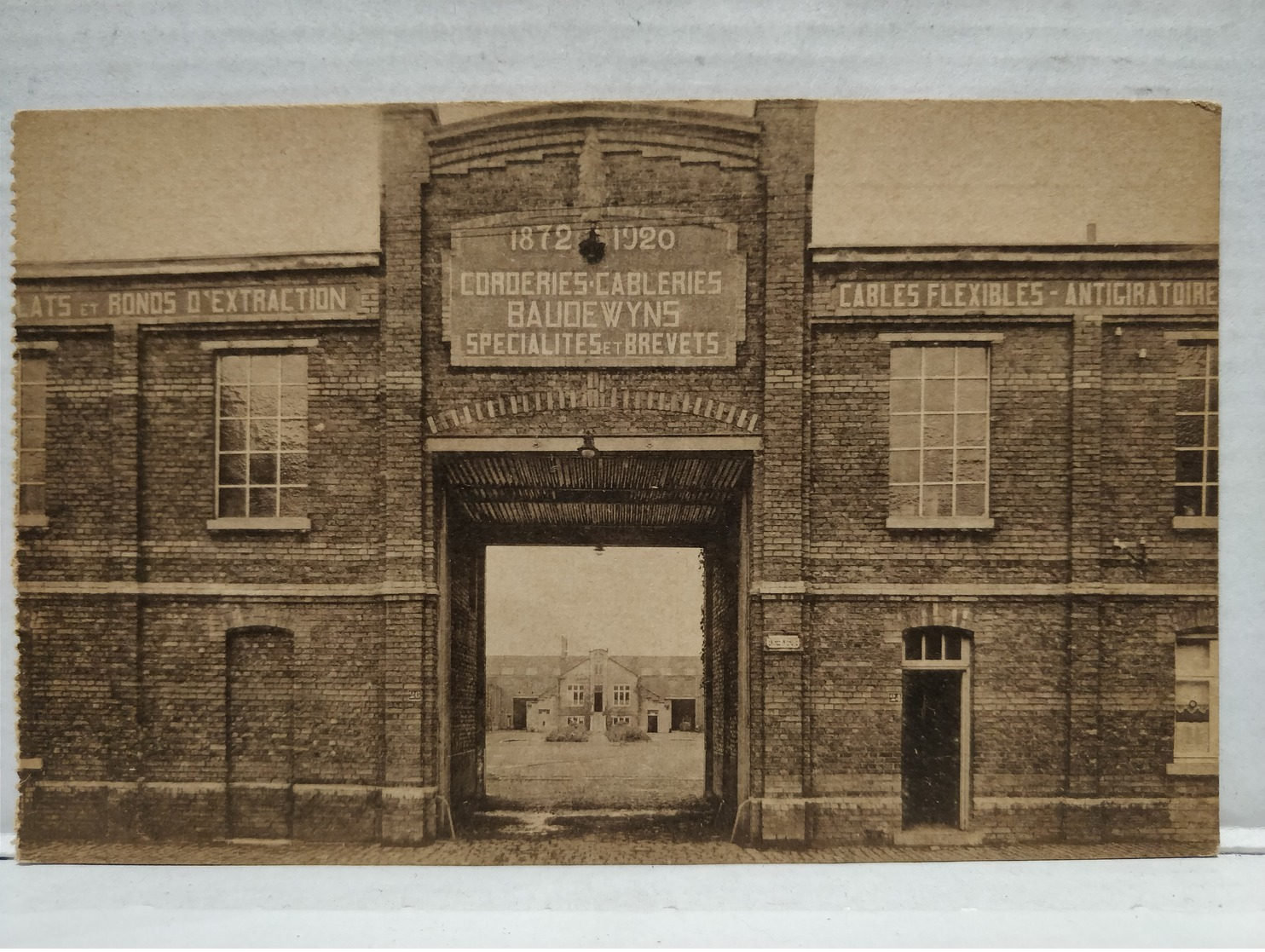 Gilly. Corderies Et Cableries Baudewyns. Façade - Charleroi