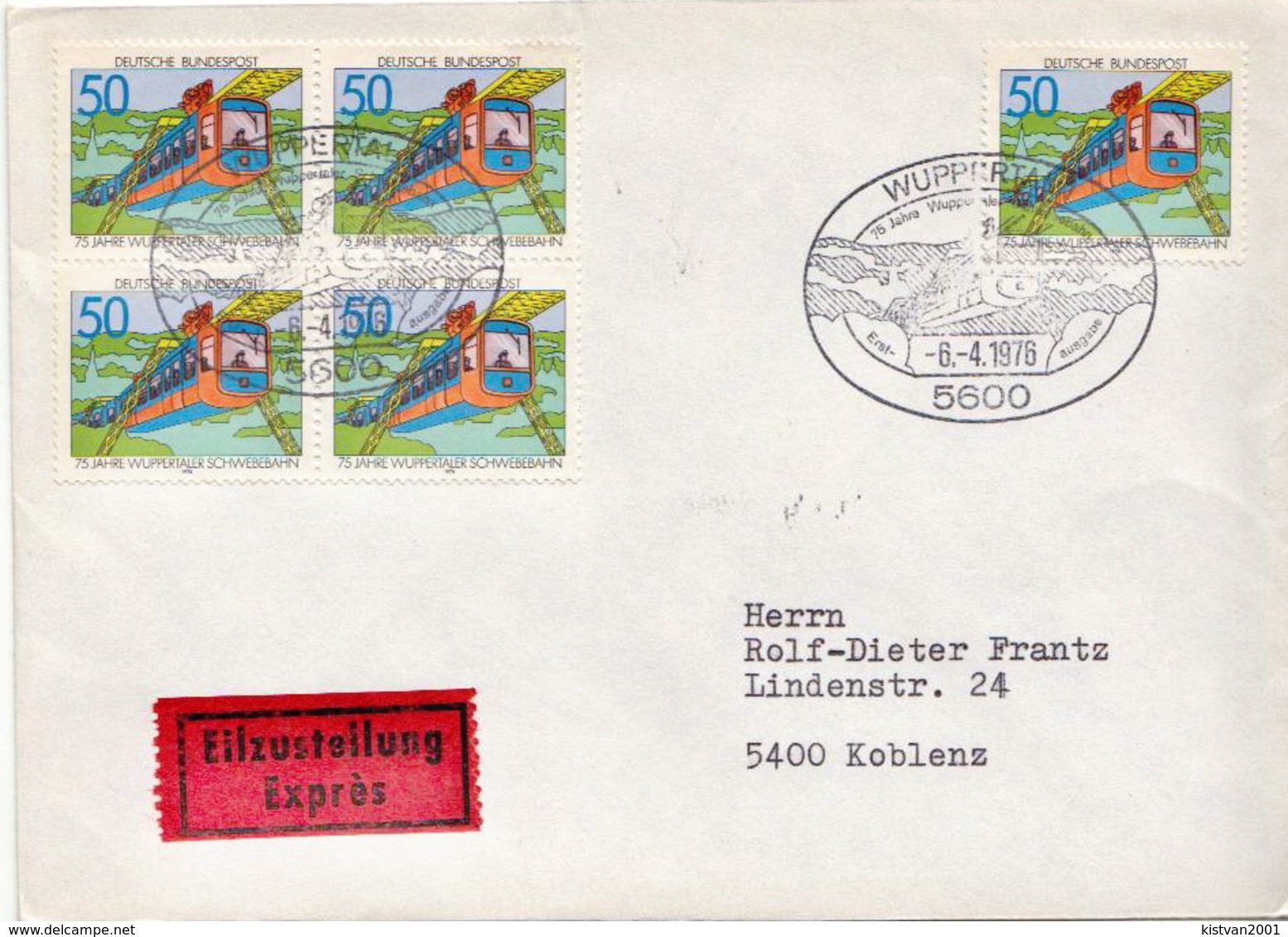 Postal History Cover: Germany Stamps On Express Cover - Andere (Aarde)