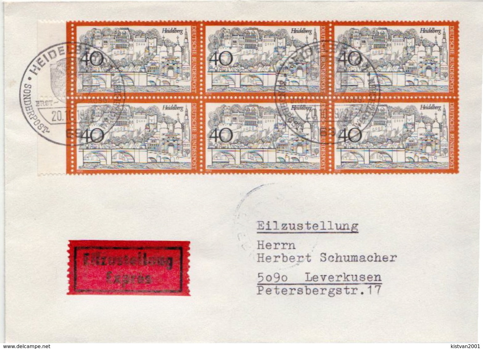 Postal History Cover: Germany Stamps On Express Cover - Other & Unclassified