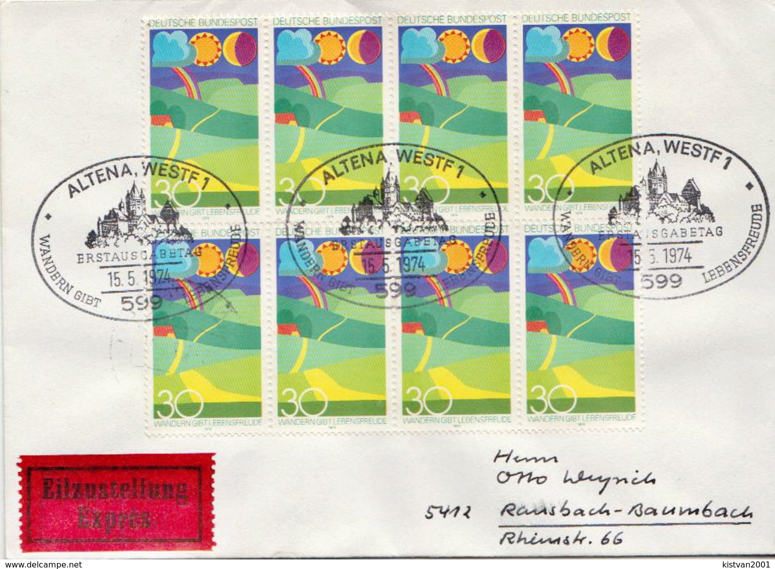 Postal History Cover: Germany Stamps On Express Cover - Environment & Climate Protection