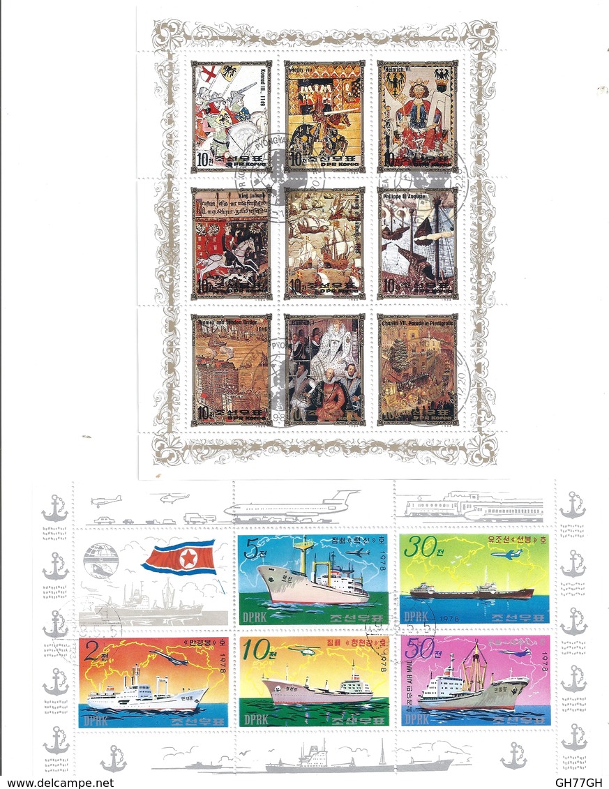 LOT 19 BLOCS DONT: Jeux Olympiques, World Cup Winners Football Soccer - Vrac (max 999 Timbres)