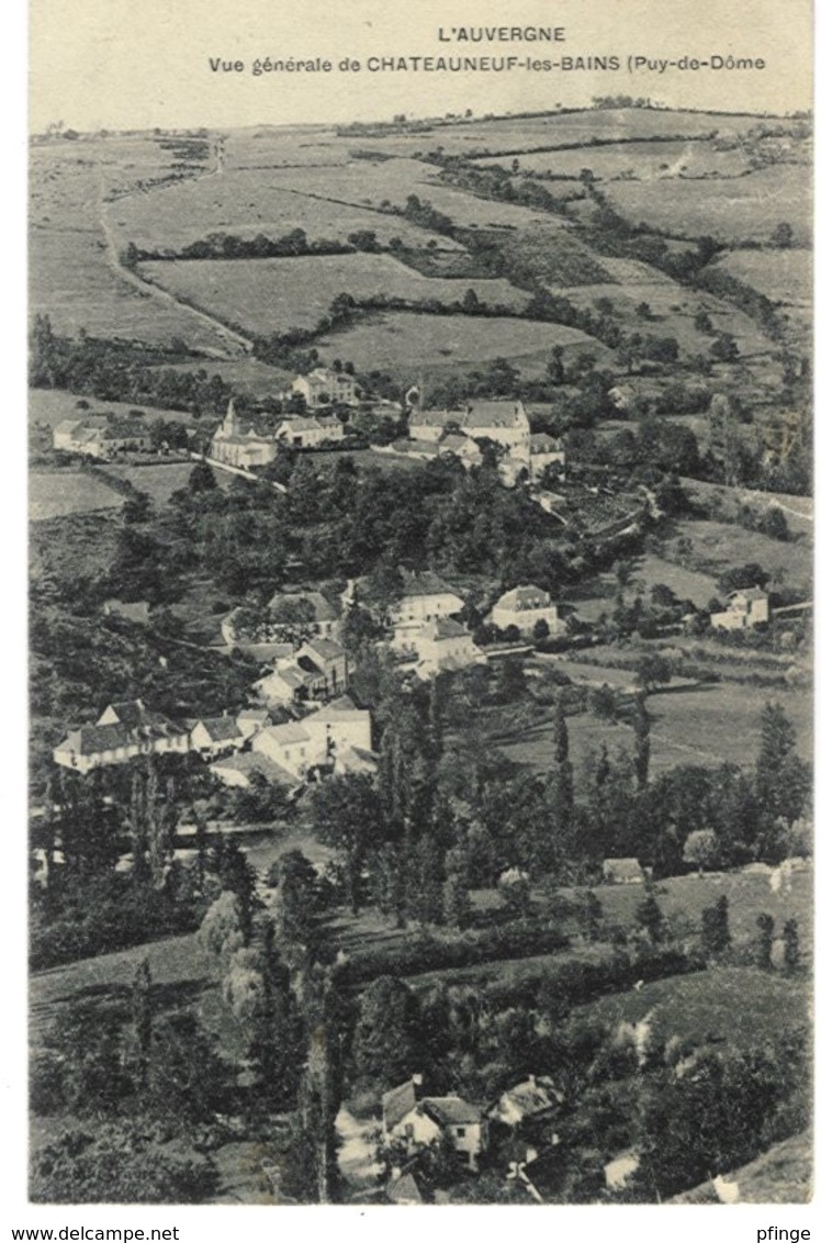 Châteauneuf-les-Bains - Vue Aérienne - Autres & Non Classés