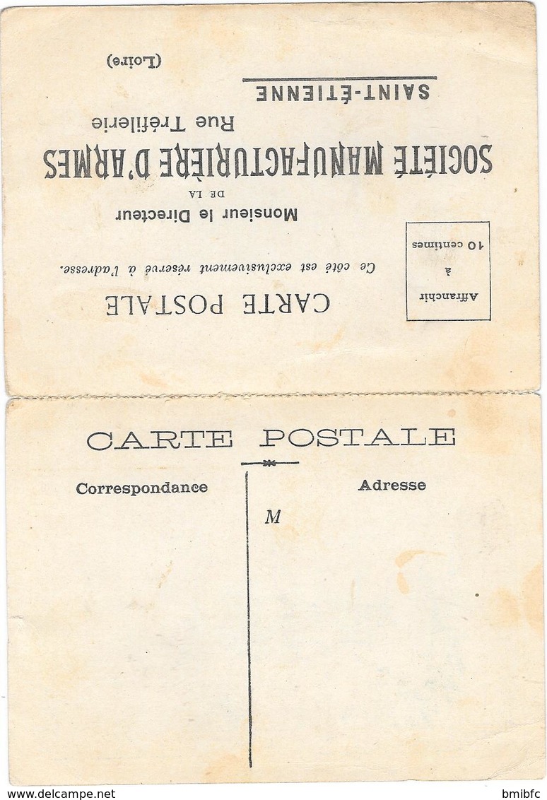 Thème Chasse) Pas Courante Complète - Société Mafacturières D'Armes ST ETIENNE - Jagd