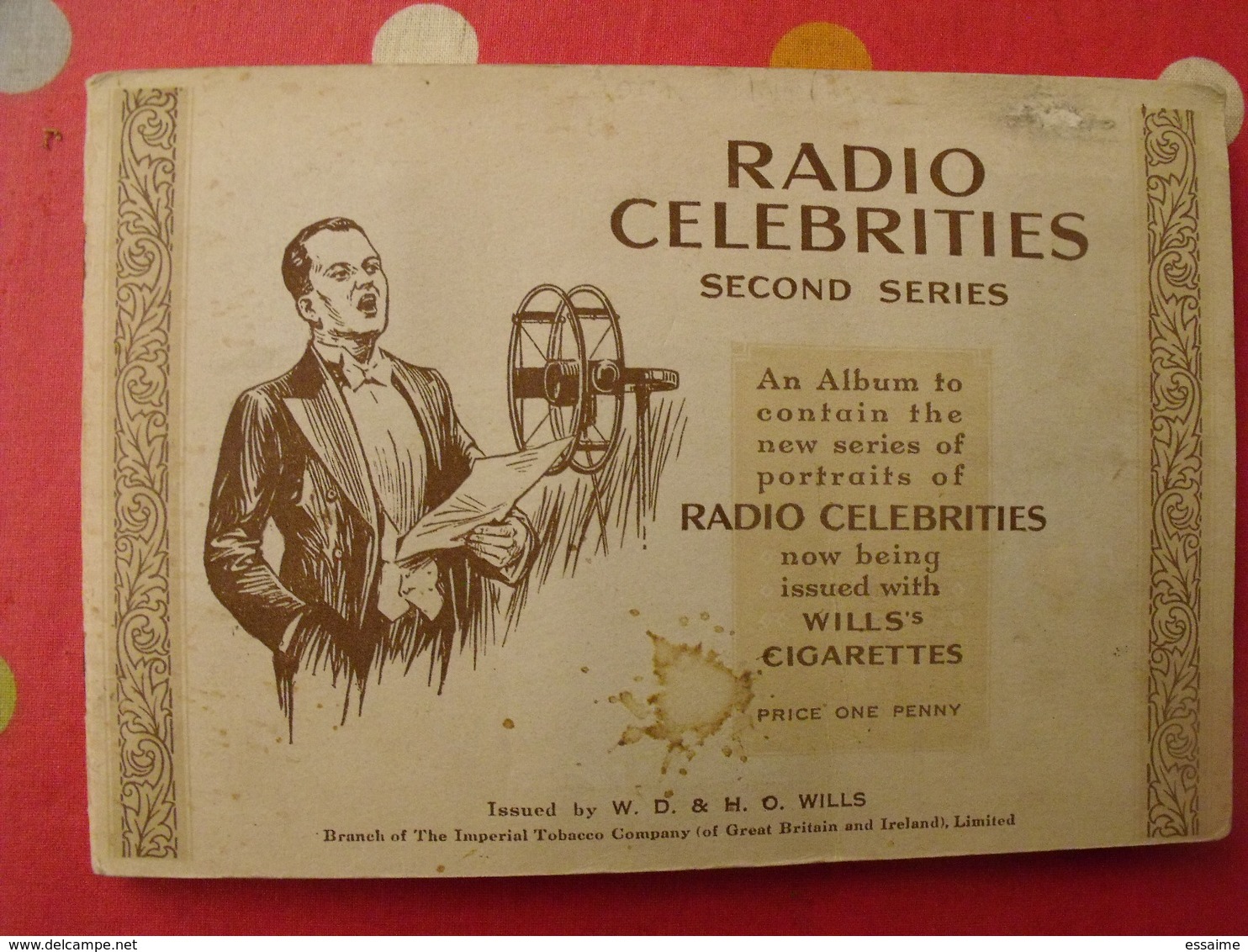 Album D'images Cigarette Pictures Card Wills's. En Anglais. Radio Celebrities Célébrités. 1935. 50 Chromo - Albums & Katalogus