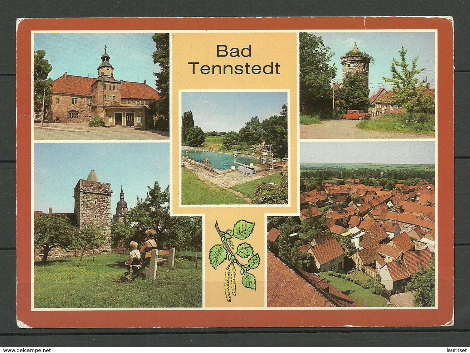 Ansichtskarte DDR 1985 BAD TENNSTEDT Gesendet 1990 Mit Briefmarke - Bad Tennstedt