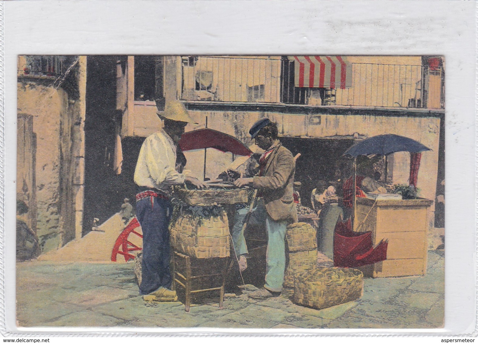 NAPOLI. COSTUMI. VENDITORI DI FRUTTA. MTP. CIRCA 1930s. ITALY - BLEUP - Napoli (Naples)