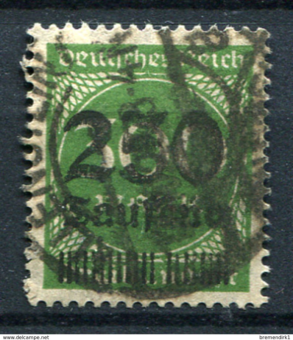 42695) DEUTSCHES REICH # 293 Gestempelt GEPRÜFT Aus 1923, 22.- € - Gebraucht