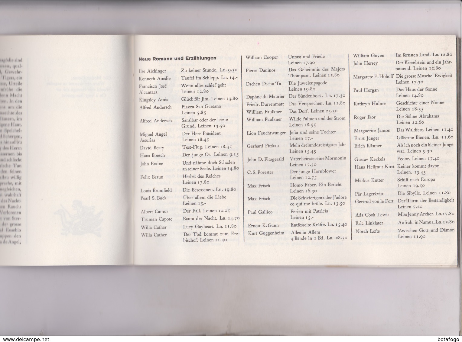 WEINACHTSKATALOG 1957 - Kataloge