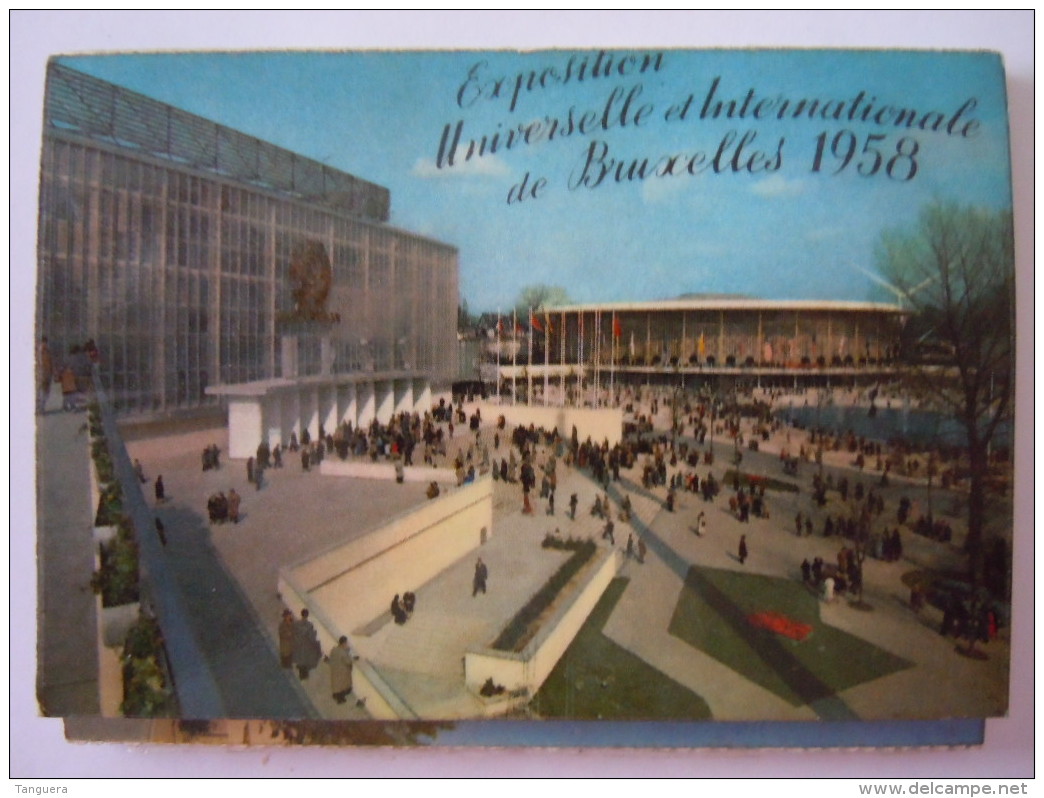 Exposition Universelle Et Internationale De Bruxelles 1958 Dépliant 10 Cartes 10,5 X 7,5 Cm - Expositions Universelles
