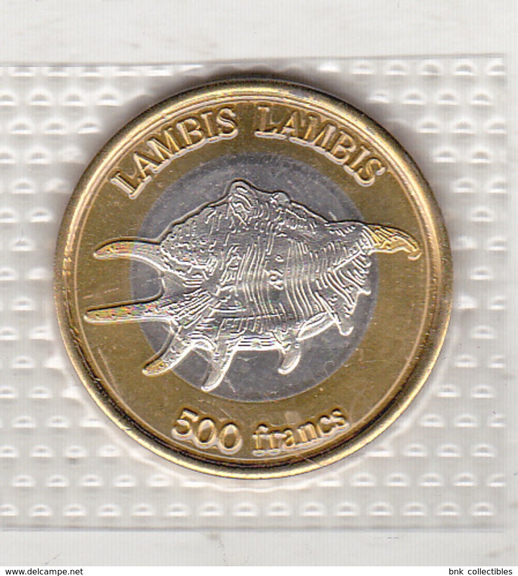 Wallis & Futuna 500 Franc 2011 , Uncirculated , Bimetallic - Wallis En Futuna