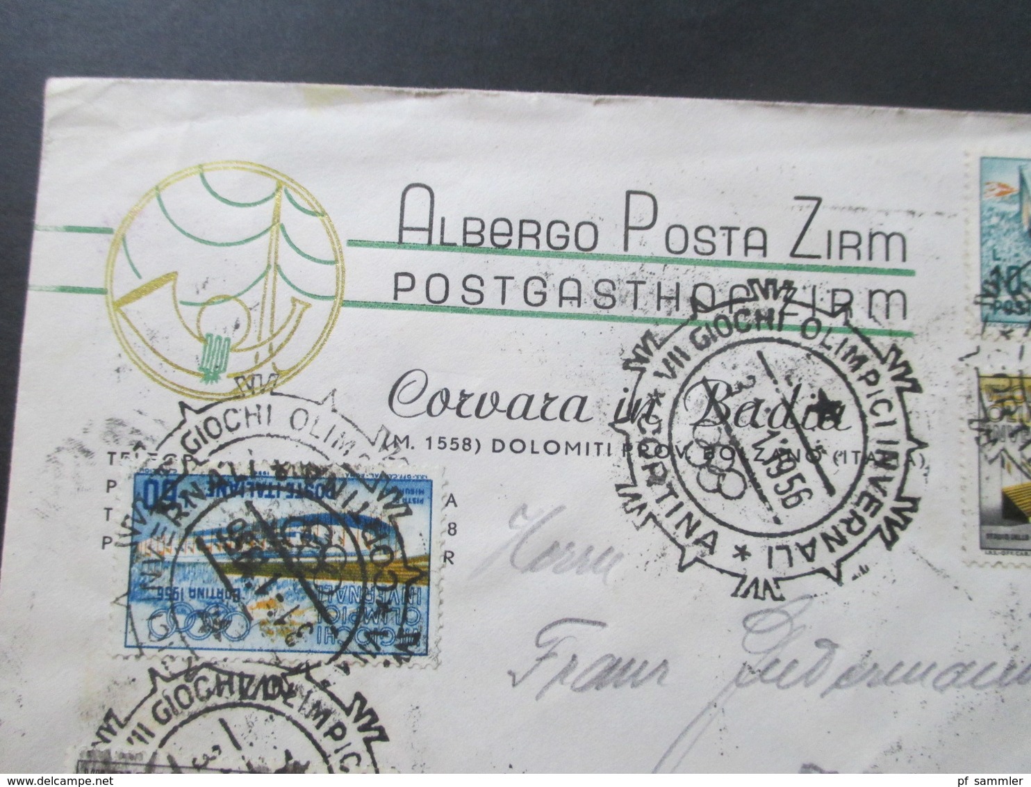 Italien 1956 Olympische Winterspiele Nr. 958 - 961 Mit Sonderstempel / Sonderumschlag - 1946-60: Oblitérés