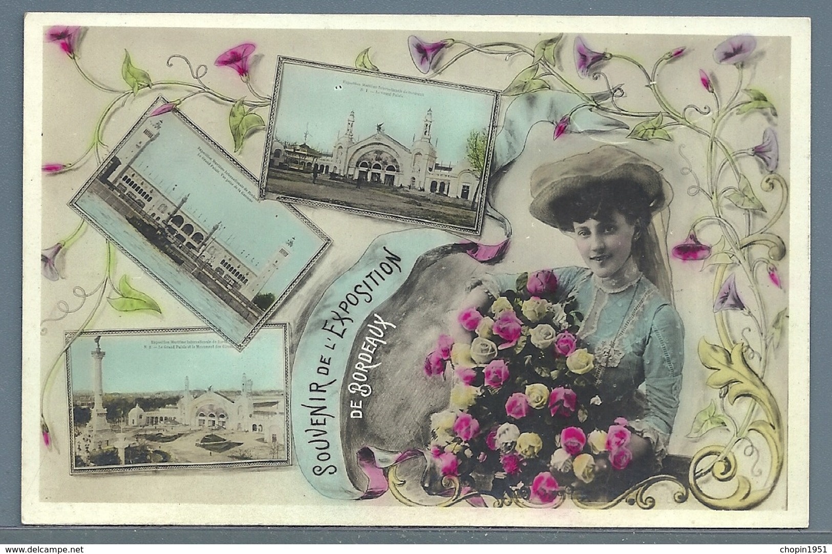 CPA - SOUVENIR DE L'EXPOSITION DE BORDEAUX - Greetings From...