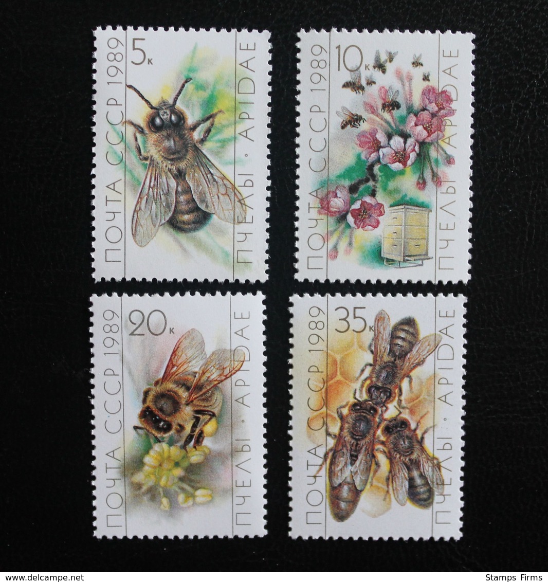 USSR. 1989. Fauna. Insects - Bienen