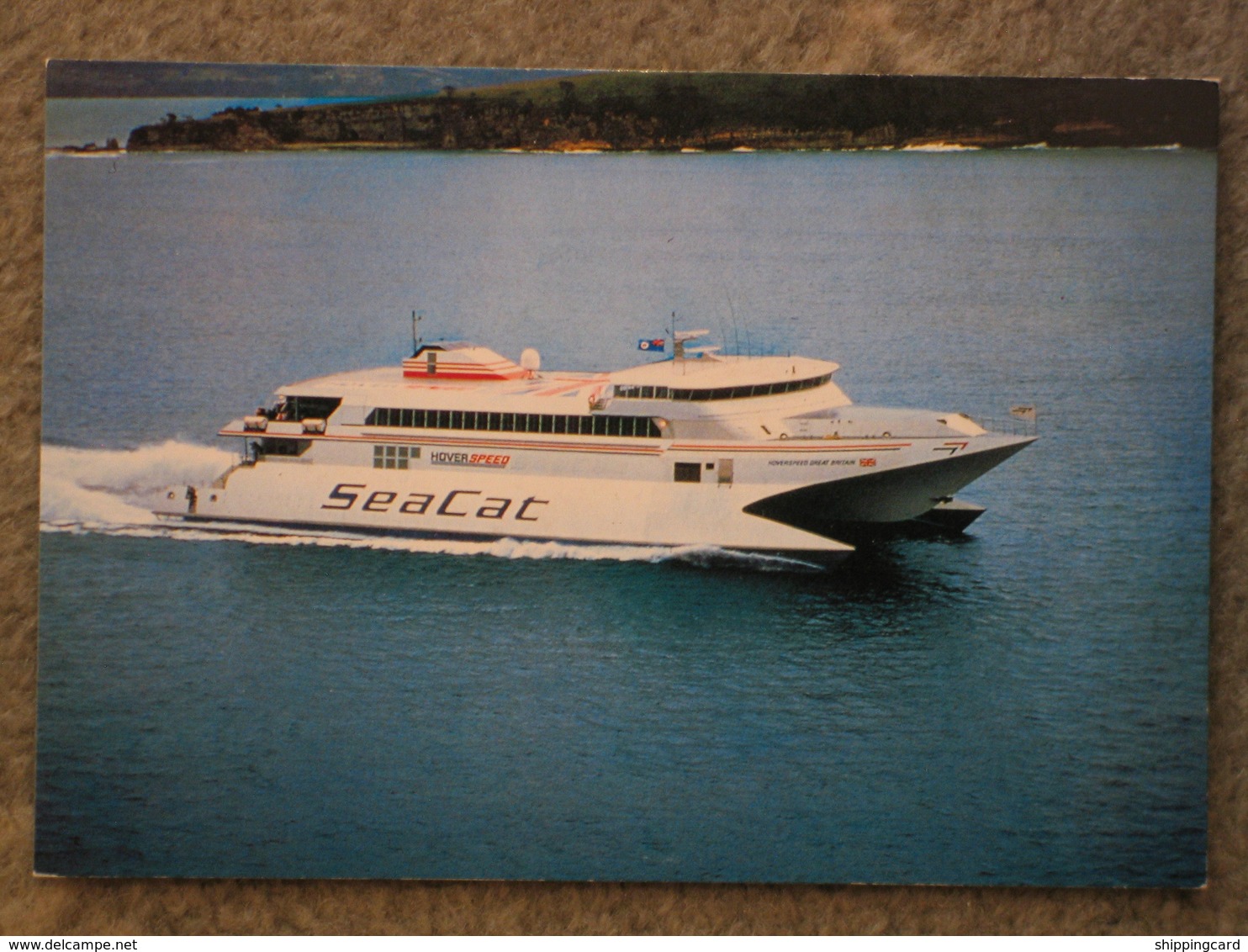 HOVERSPEED SEACAT CATAMARAN HOVERSPEED GREAT BRITAIN DEPARTING - Ferries