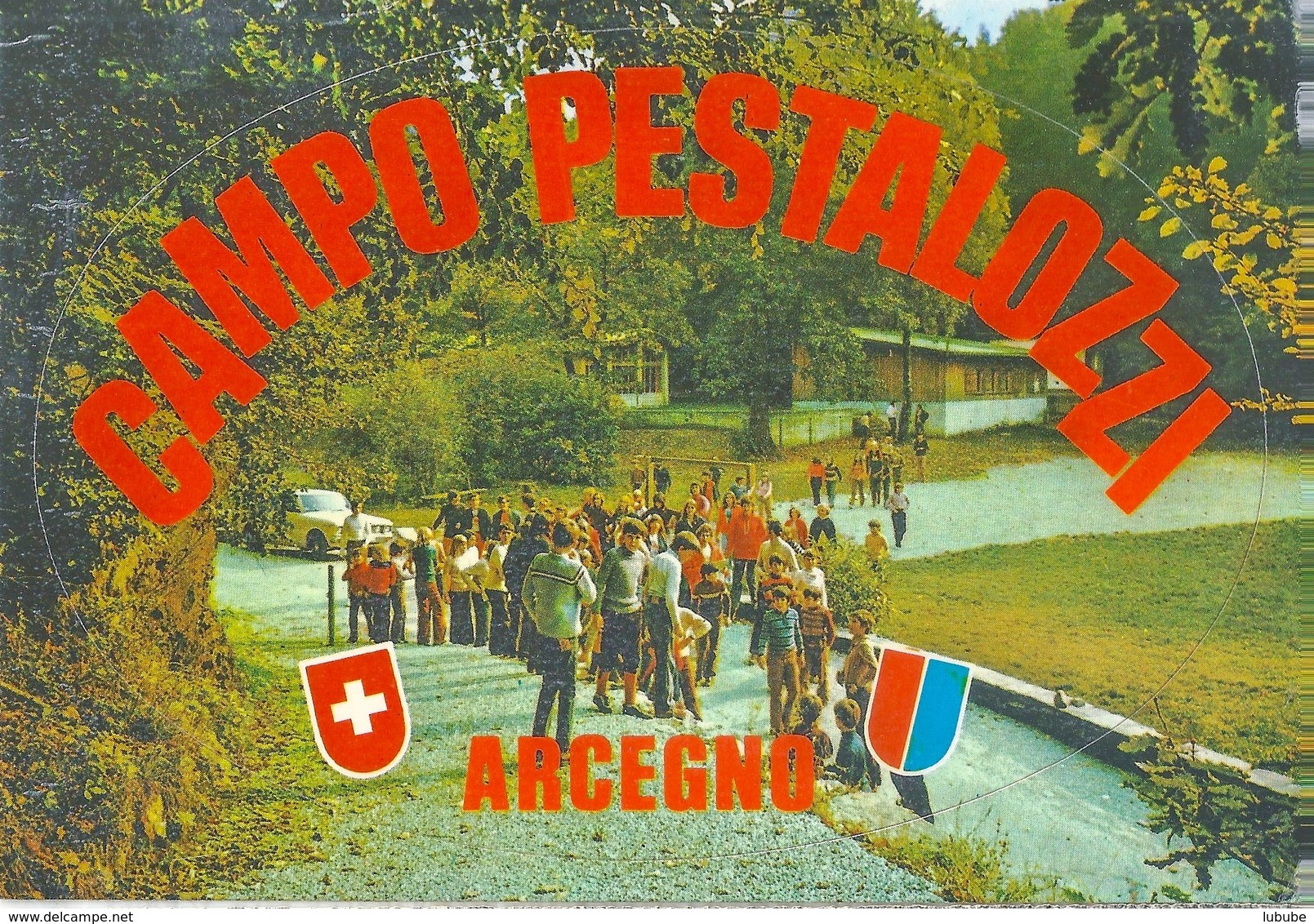 Arcegno - Campo Pestalozzi  (Abziehbild)        1983 - Campo