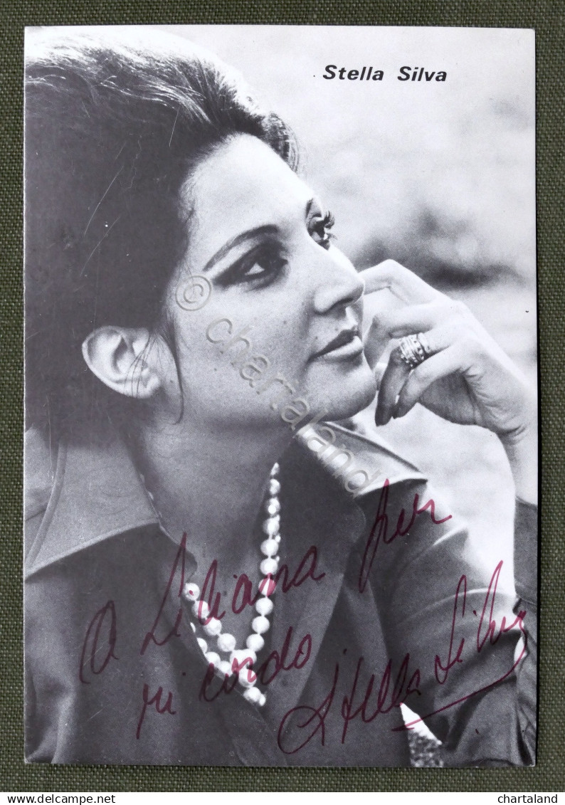 Musica Lirica - Autografo Della Cantante Mezzosoprano Stella Silva - 1970 Ca. - Altri & Non Classificati