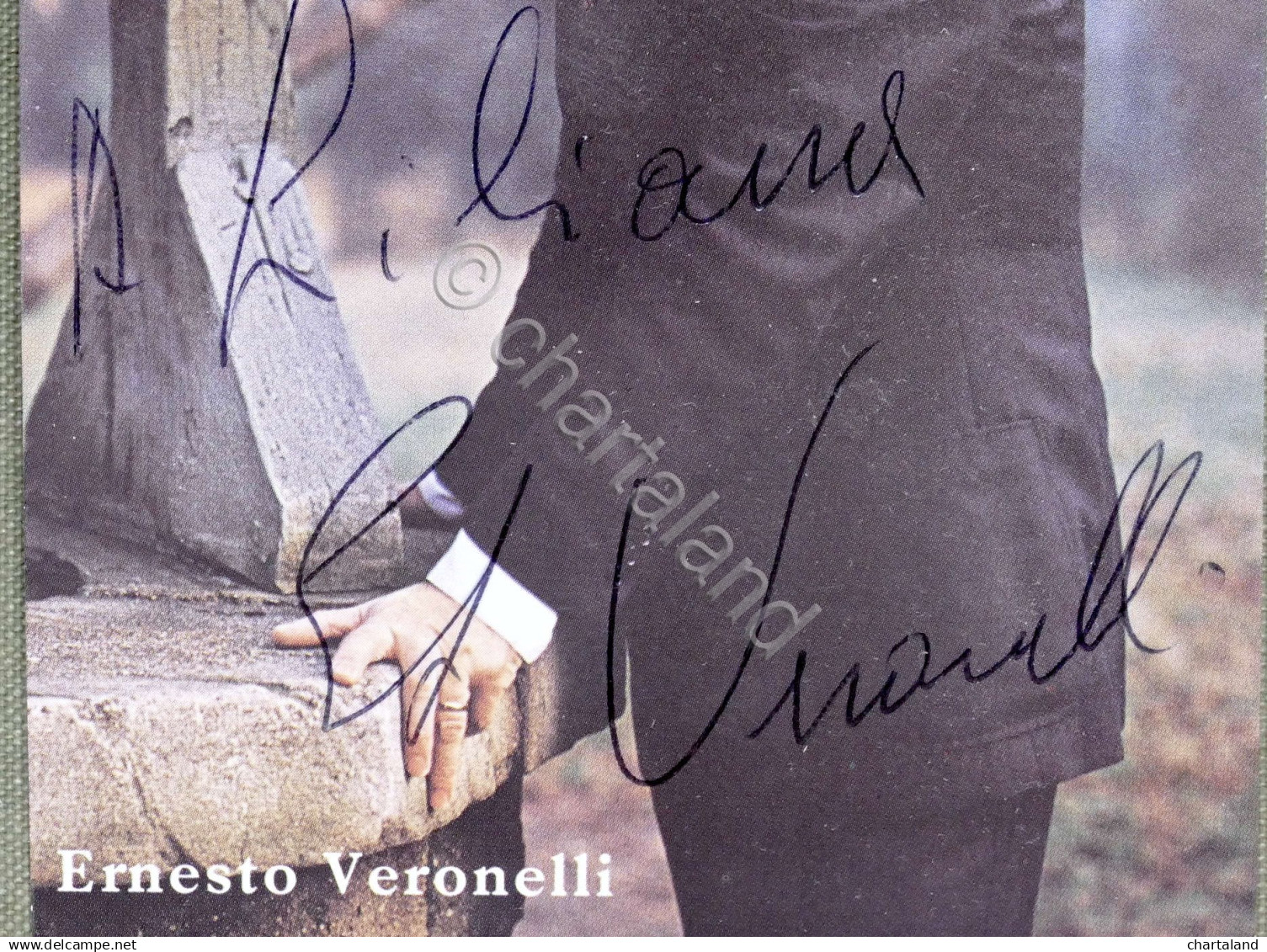 Musica Lirica - Autografo Del Tenore Ernesto Veronelli - Anni '80 - Altri & Non Classificati