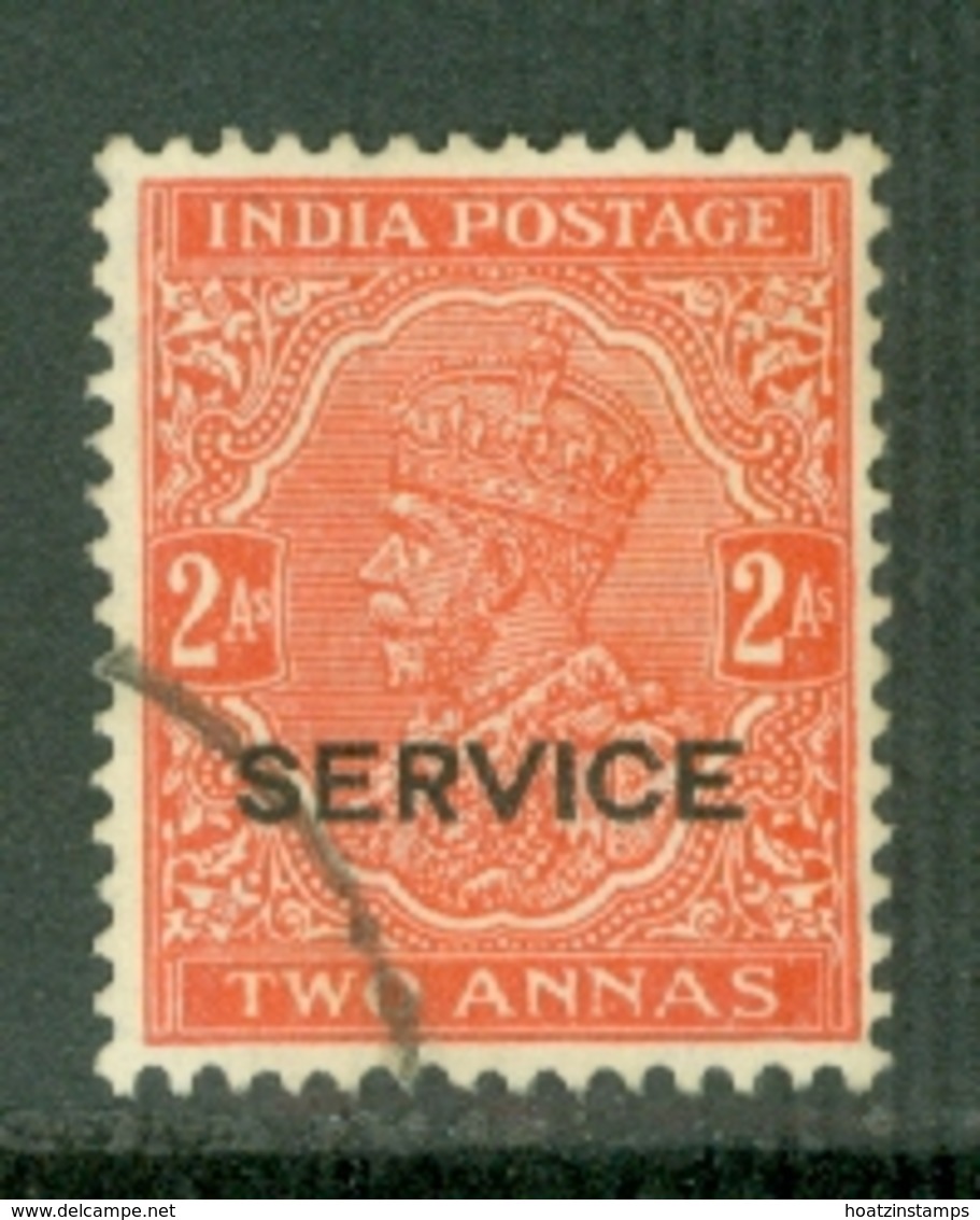 India: 1932/36   Official - KGV 'Service' OVPT    SG O130b    2a  [small Die]  Used - Official Stamps