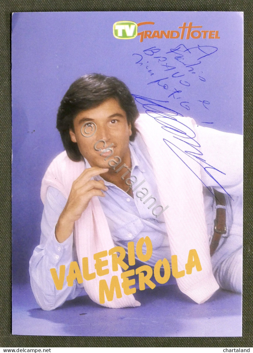 Spettacolo Televisione - Autografo Del Conduttore Valerio Merola  - Anni '80 - Altri & Non Classificati