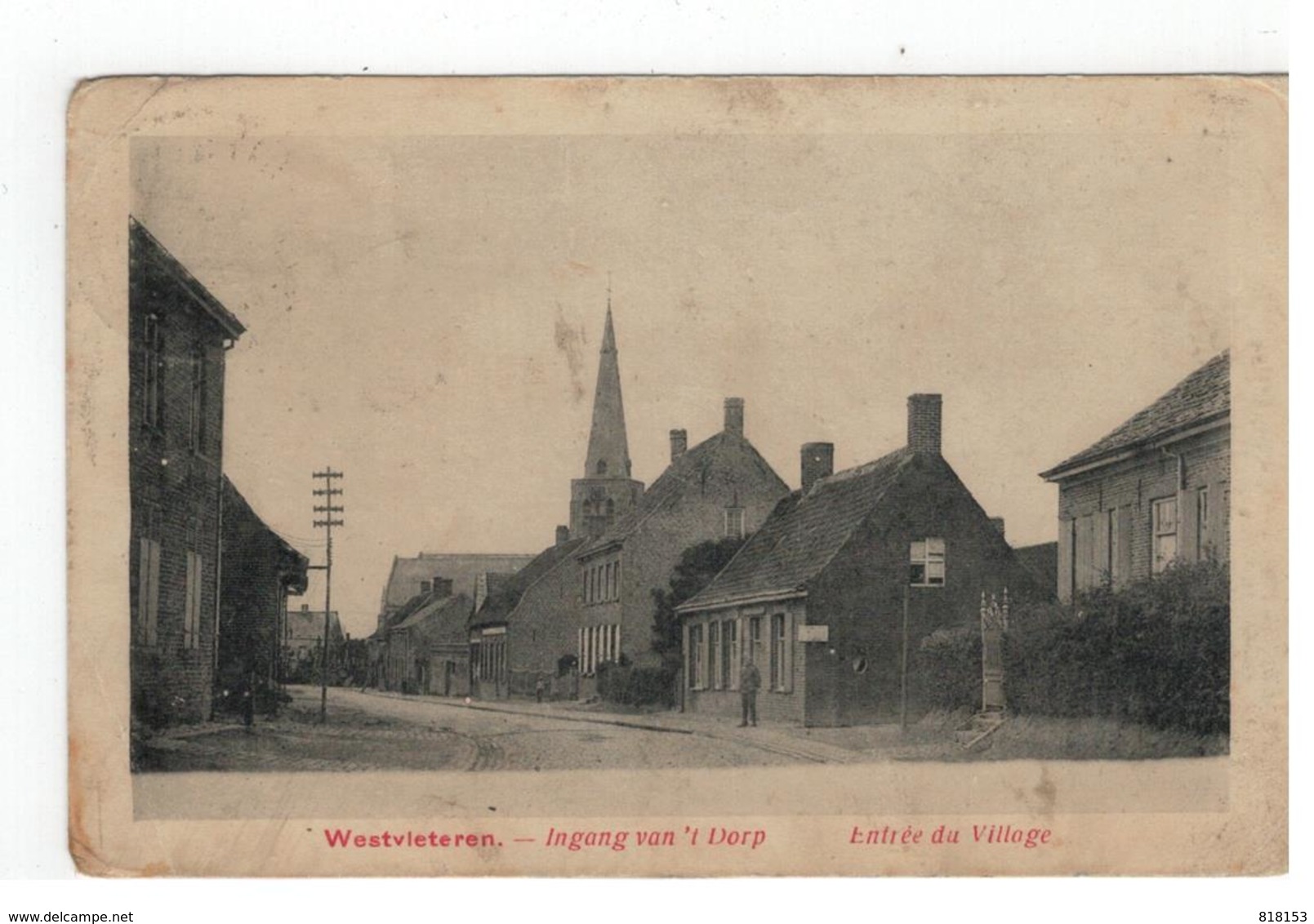 Westvleteren - Ingang Van 't Dorp   Entrée Du Village - Vleteren