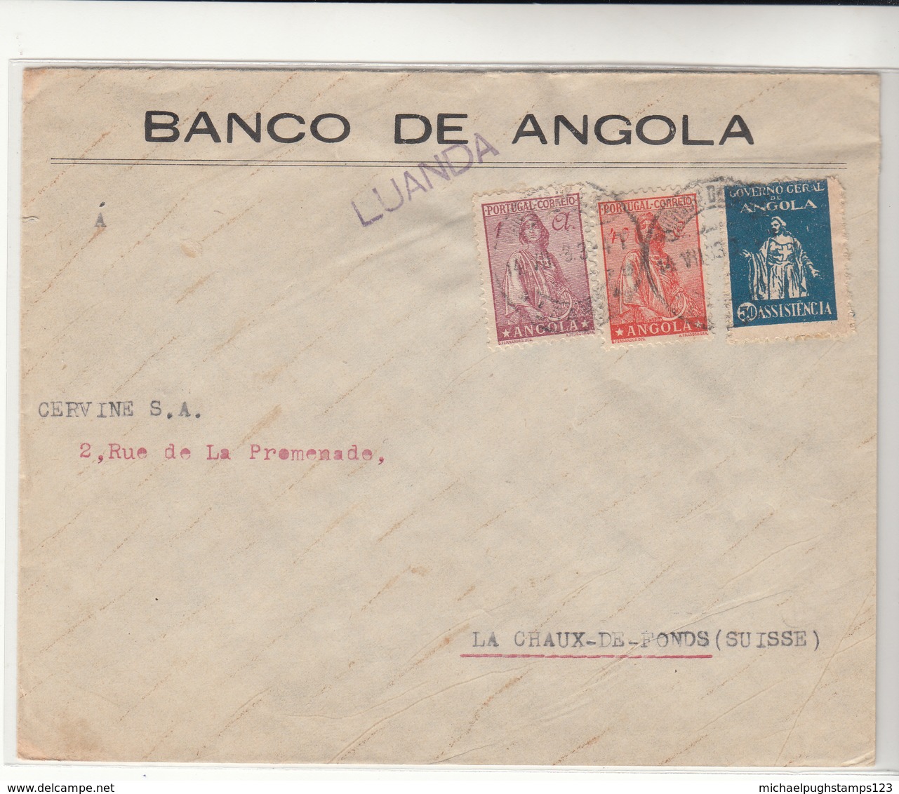 Angola / Ceres / Charity Stamps - Angola