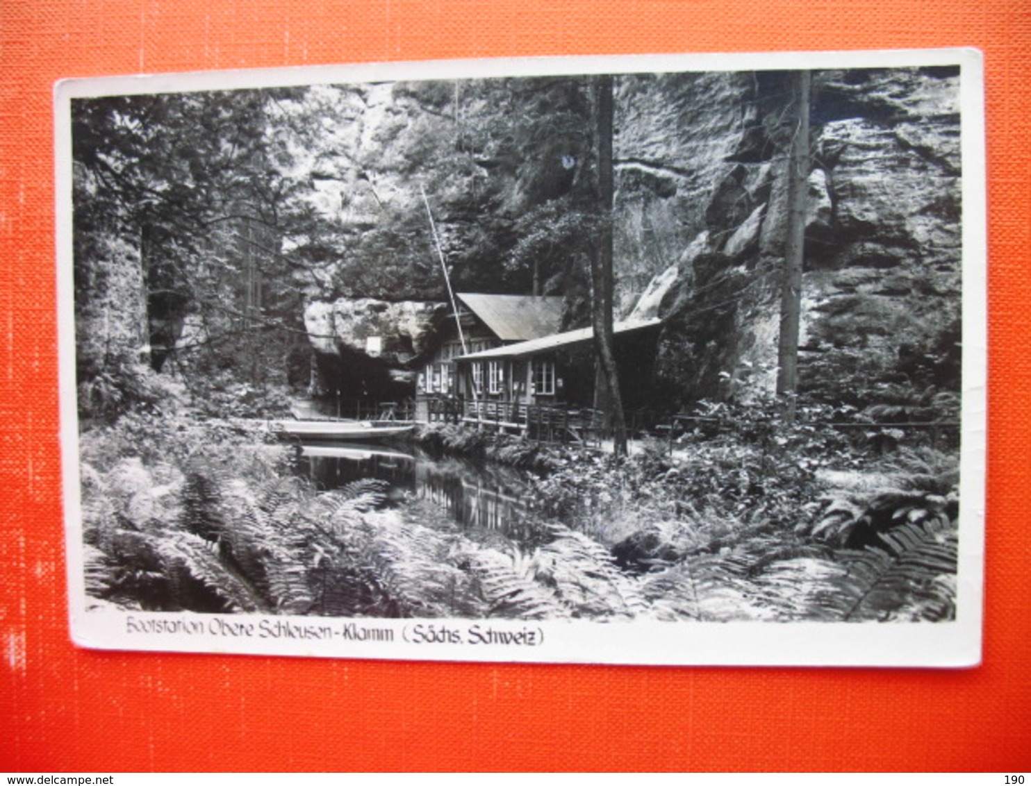 Bootstation Obere Schleuse-Klamm - Hinterhermsdorf